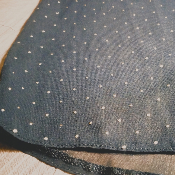Reitmans Black Sheer Sleeveless Studded Blouse Top Size 13 - Picture 4 of 8